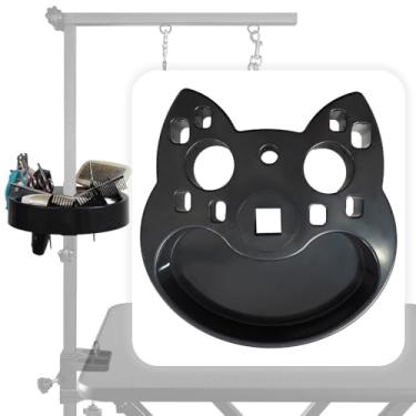 Imagem de Huioqwe Organizador de cuidados com cães – organizador de ferramentas de beleza ajustável e rack de armazenamento de cuidados para animais de estimação para tesouras, escovas e acessórios