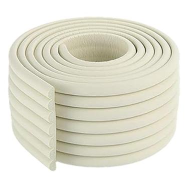 Imagem de Bothyi Protetor de Borda, Acabamento de Borda para Substituição de Degraus, Tapete de Escalada, Acabamento Premium para Nariz de Escada, Branco, 2M de, Branco