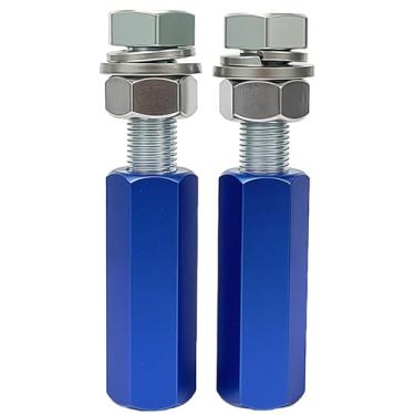 Imagem de BIGLKNM Suporte de mastro de bandeira de 1/10.2 cm compatível com motocicleta ATV UTV Dirt Bike; 2 peças de montagem azul para mastro de bandeira de liberação rápida