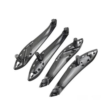 Imagem de Maçaneta interna da porta, substituição da guarnição do painel, compatível com bmw 3 4 séries m3 m4 f30 f80 f31 f32 f33 f34 f35 f36 f82(F30-Carbon Interior)