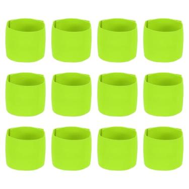 Imagem de YELARXI Braçadeira de Capitão de Futebol, Pulseiras Elásticas Ajustáveis para Jogador Líder de Equipe Crachá Antiderrapante Acessórios Esportivos - Adequado para (Adulto/Juvenil-Futebol) 12 Peças e