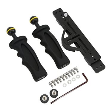 Imagem de GLOGLOW Bandeja de Câmera Subaquática Com Suporte para Câmera, Estabilizador de Liga de Alumínio para Mergulho e Snorkeling, Interface de Parafuso de 1/4 pol., Câmeras Esportivas de 26,2 Onças e