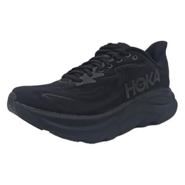Imagem de HOKA Clifton 10 Tênis feminino, Preto/preto, 39
