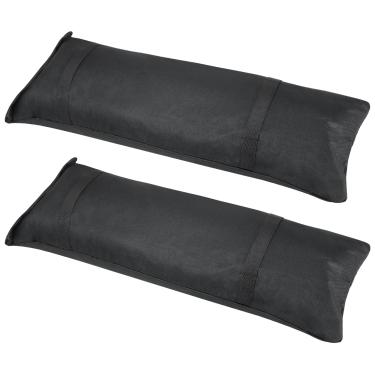 Imagem de Conjunto de 2 sacos de areia para guarda-chuva, sacos de areia para base de guarda-chuva ao ar livre, peso base de guarda-chuva resistente, para guarda-chuva de pátio cantilever, trampolim, gazebos