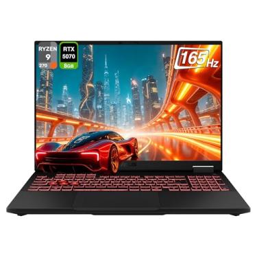 Imagem de ASUS TUF A16 Copilot+ Laptop para jogos, AMD Ryzen 9 270, RAM DDR5 de 32 GB, SSD PCle de 2 TB, FHD de 16 polegadas (1920 x 1200) Tela 165Hz, Nvidia G-Force RTX 5070, teclado RGB de 1 zona, W11 Home