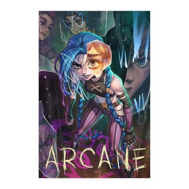 Imagem de Pôster de arte de parede Picture Arcanes Jinx Anime 40x50cm