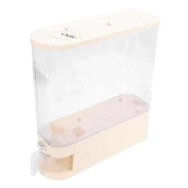 Imagem de Zerodis Dispensador de Arroz Dispensadores de Alimentos Balde que Economiza Espaço Caixa de Cereais Pp Selado Recipiente de Grãos Fino para Armazenamento de Alimentos Secos Com Copo Medidor para