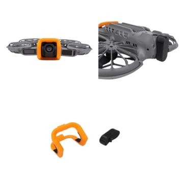 Imagem de Drone Gimbal Bumper para DJI NEO 2, kit protetor de para-choque dianteiro e traseiro de TPU, resistente a arranhões, haste de proteção de lente de drone (laranja)