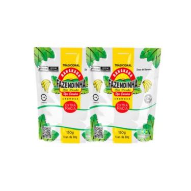 Imagem de 2 Doce Bananinha Tradicional 150g Com 5 Unidades Fazendinha