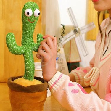 Imagem de Brinquedo Infantil Cacto Dançante Pelúcia 120 Músicas Usb