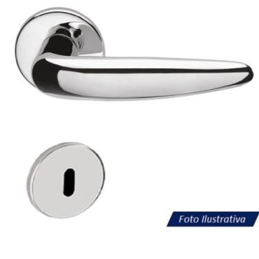 Imagem de Fechadura VERT 2 - 55mm CROMADA Zamack Imab Conjunto