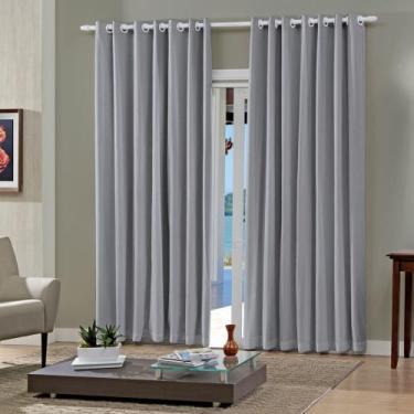Imagem de Cortina Blackout 70% corta luz 12,00x2,40 em Tecido - J&C ACESSÓRIOS P