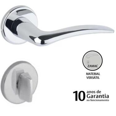 Imagem de Fechadura 602 St2 55mm Cromada Lafonte - LaFonte Assa Abloy