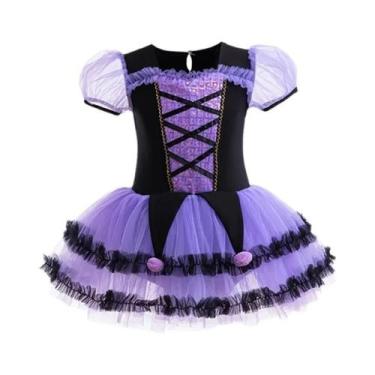 Imagem de Fantasia De Halloween Kuromi Roxa E Preta Para Meninas Com Acessórios 