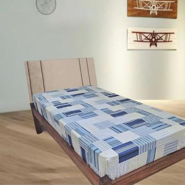 Imagem de Lençol avulso solteiro super king com elástico 1,00x2,00x40 acabamento