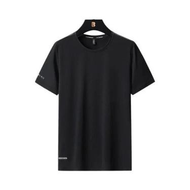 Imagem de Camiseta Masculina plus Size 8XL Em Seda Gelada, Respirável, Camiseta 