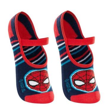 Imagem de Lupo meia antiderrapante sapatilha  spider man infantil, Spiderman1, 2
