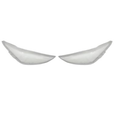 Imagem de Tampa do farol dianteiro compatível com Hyundai Sonata 2010-2015 Concha do farol do carro abajur transparente tampa da lente de vidro(A Pair)