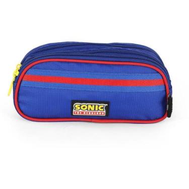 Imagem de Estojo Triplo Sonic Azul - Luxcel