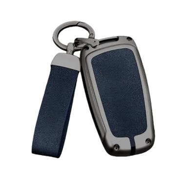 Imagem de Compatível Com Bmw Série 5 Caso Chave 3 6 X3 X5 X1 X2 X6 Escudo Protetor Compatível Com Lâmina De Faca Capa Carro Fábrica(B type gun Blue set)