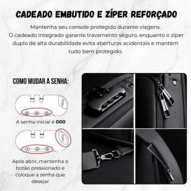 Imagem de Case Bag Estojo De Transporte Com Usb Para Nintendo Switch 2 - Star Ca