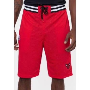 Imagem de Bermuda NBA Sintética Team Logo Chicago Bulls Masculino-Masculino