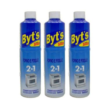 Imagem de Limpador Desengordurante De Forno E Fogão Semorin Byts Kit 3 - Dia, Li