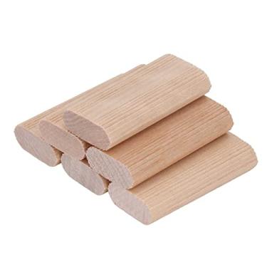 Imagem de Cryfokt Rolha de Passador de Madeira de Faia Densa de 50 Peças, Design Plano, Longa Vida útil, Perfeita para Aplicações de Encaixe e Passador, Ideal para Projetos de Enquadramento (#13)