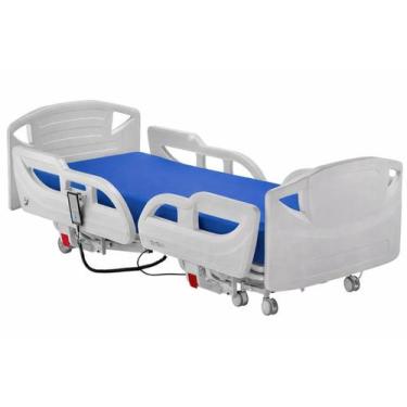 Imagem de Cama Hospitalar Motorizada 9 Movimentos Extra Baixa Altura Mínima de 2