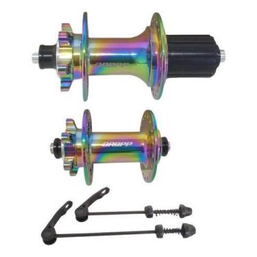 Imagem de Par De Cubo Barulhento 36 Furos Padrão K7 Com Blocagens Bike - Dropp