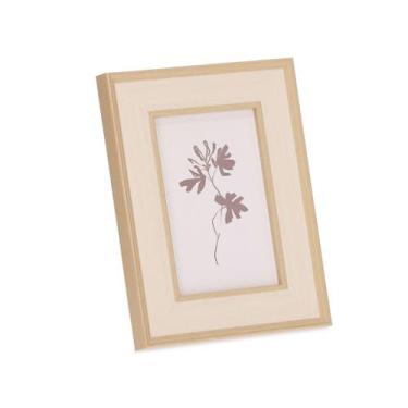 Imagem de Porta Retrato Bege Em Poliresina E Vidro 10x15 Mart Bege