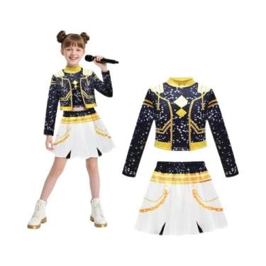 Imagem de Fantasia Infantil K-pop Zoey Rumi 2025 Para Cosplay De Filme, Vestido 
