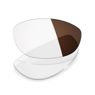 Imagem de Mryok Lentes de reposição UV400 para óculos de sol Oakley Juliet, HD Polarized, proteção UV, resistente a impactos e ajuste perfeito - marrom fotocromático anti luz azul