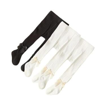 Imagem de Meias De Algodão Com Laço Para Meninas, Confortáveis E Respiráveis, Mo