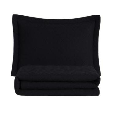 Imagem de Colcha Cobre Leito Jogo Roupa Cama Infantil Solteiro 2 Pçs Matelado Qu