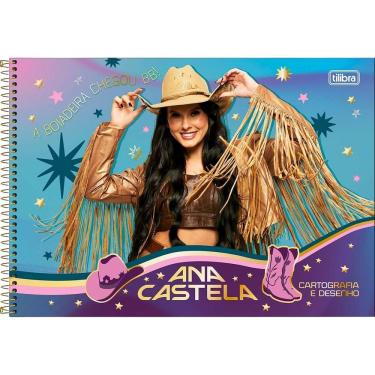 Imagem de Caderno Desenho Artes Capa Dura Ana Castela 80Folhas Tilibra