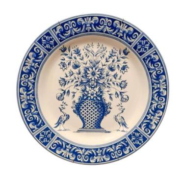 Imagem de Prato Decorativo Portugues Artesanal Luiz Salvador MOD 7 - Casa Raffae