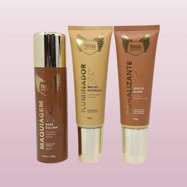 Imagem de Kit Pernas Maravilhosas - Maquiagem + Iluminador + Tonalizante Glow