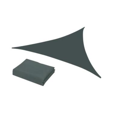 Imagem de Toldo De Sombra Cinza Impermeável Com Bloqueio De 95% UV Para Jardim, 