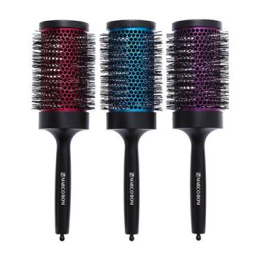 Imagem de Escova Profissional Marco Boni Thermal Metallic Vazada Colors 74mm