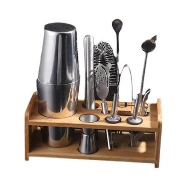 Imagem de Conjunto De Coqueteleira Boston Em Aço Inoxidável Profissional Para Ba