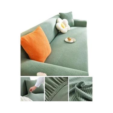 Imagem de Capa De Sofá Elástica Em Jacquard Para Sofás De 1, 2, 3 E 4 Lugares Em