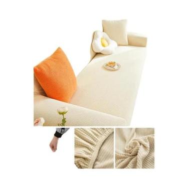 Imagem de Capa De Sofá Elástica Em Jacquard Para Sofás De 1, 2, 3 E 4 Lugares Em