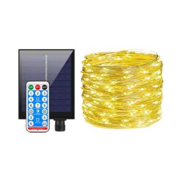 Imagem de Luzes De Fada LED Solares À Prova d'Água De 10M-100M Com Carregamento 
