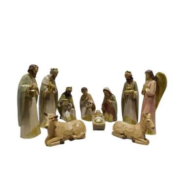 Imagem de Presepio Polires Vintage 10 Figuras 23,2CM Yangzi 27674