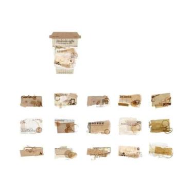 Imagem de Adesivos Decorativos Temáticos De Café Retro Em Material PET, 30 Peças