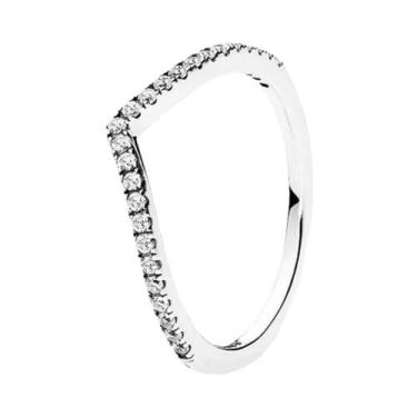 Imagem de Anel De Prata Esterlina 925 Com Pedra Coração De Vaga-lume Luminosa Ve