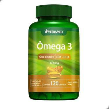 Imagem de Ômega 3 Meg-3 EPA DHA 1000mg 120 Capsulas Herbamed, Natural