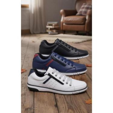 Imagem de Kit 3 Pares Sapatênis Masculino Casual Confortável - Congratulations S