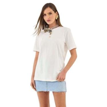 Imagem de Blusa Colcci Basic Com Logo Minimalista-Feminino